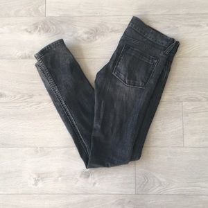 RVCA skinny ankle zip jeans